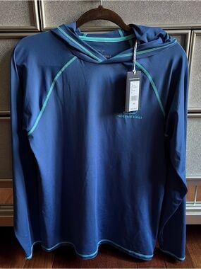 Vineyard Vines Men's Hooded Graphic Tee Swim Shirt XS